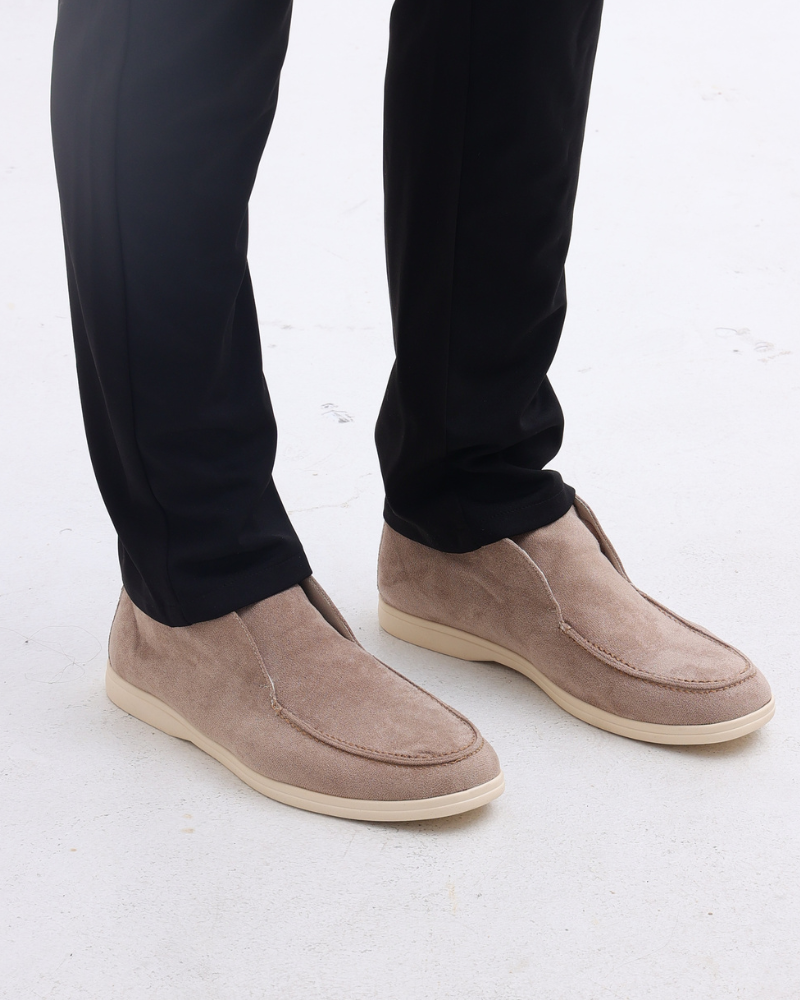 Yüksek Süet Loaferlar