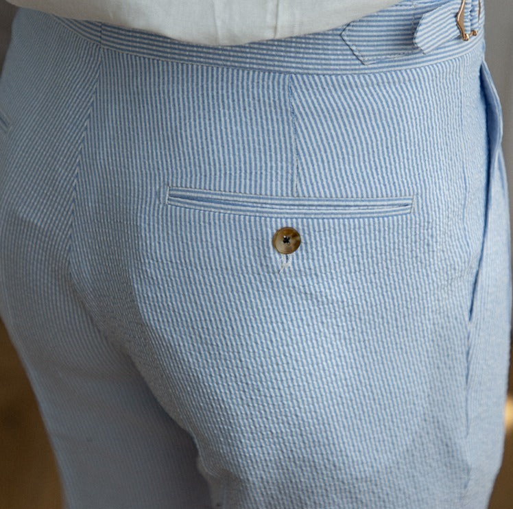 St. Tropez Seersucker Pantolon