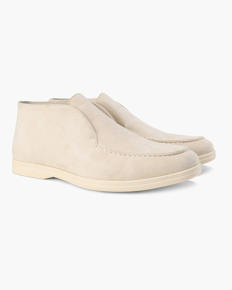 Yüksek Süet Loaferlar