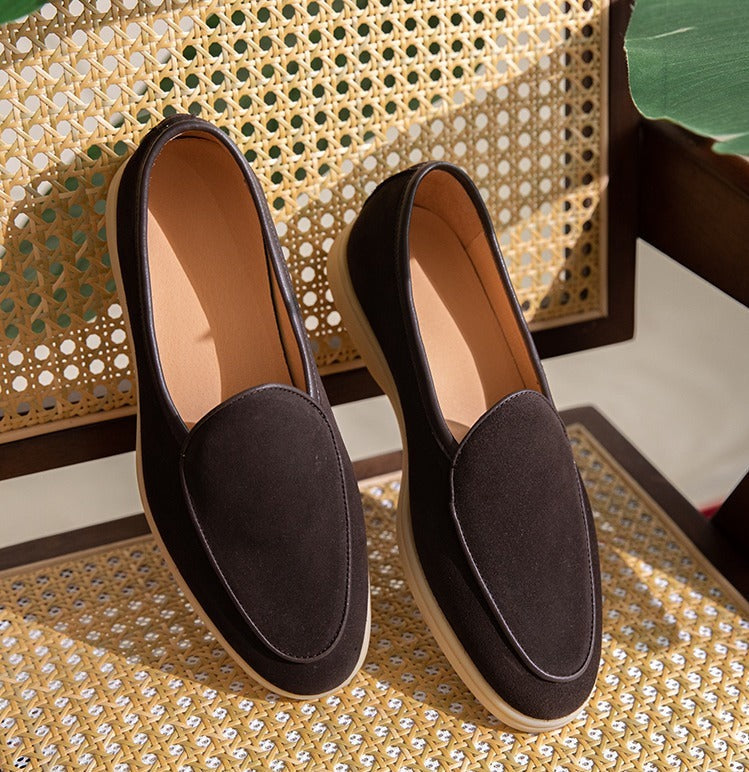 Du Cap Süet Belçika Loafer