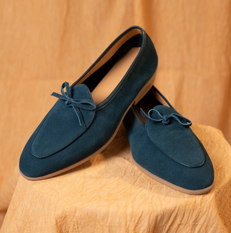 Amalfi Süet Belçika Loaferları