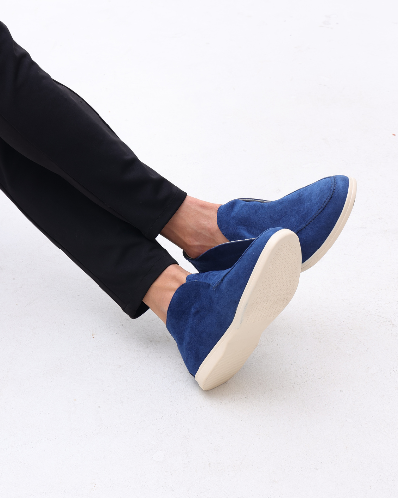 Yüksek Süet Loaferlar