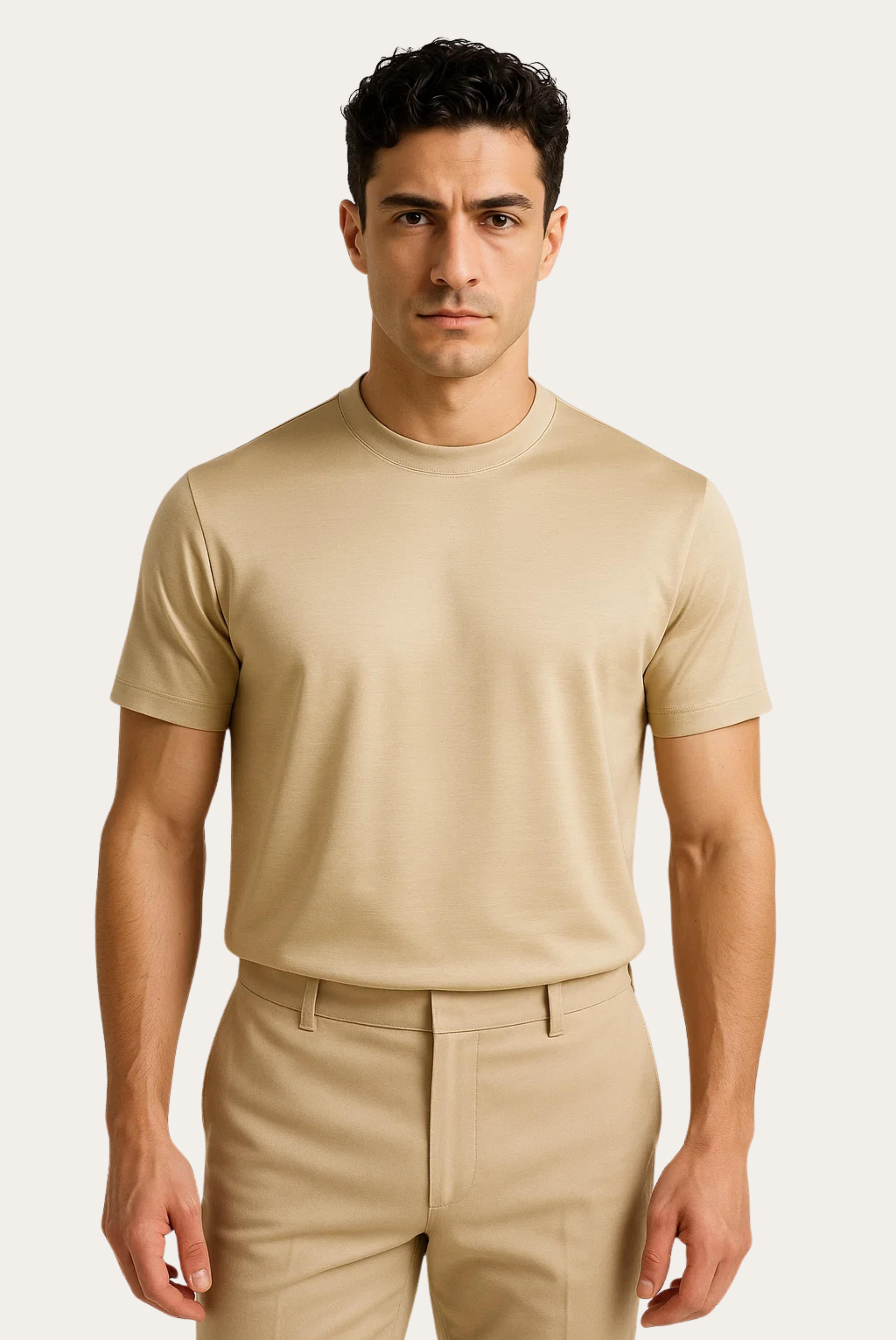 Creme İmparator Tişört MARTIN MILANO®