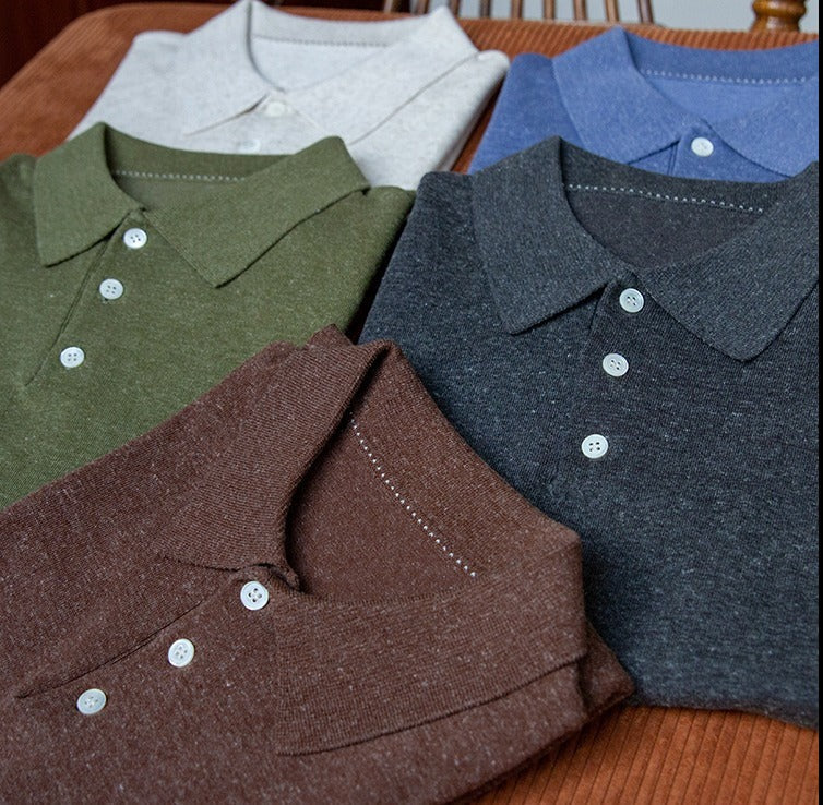 Roma Örgü Polo Bluz