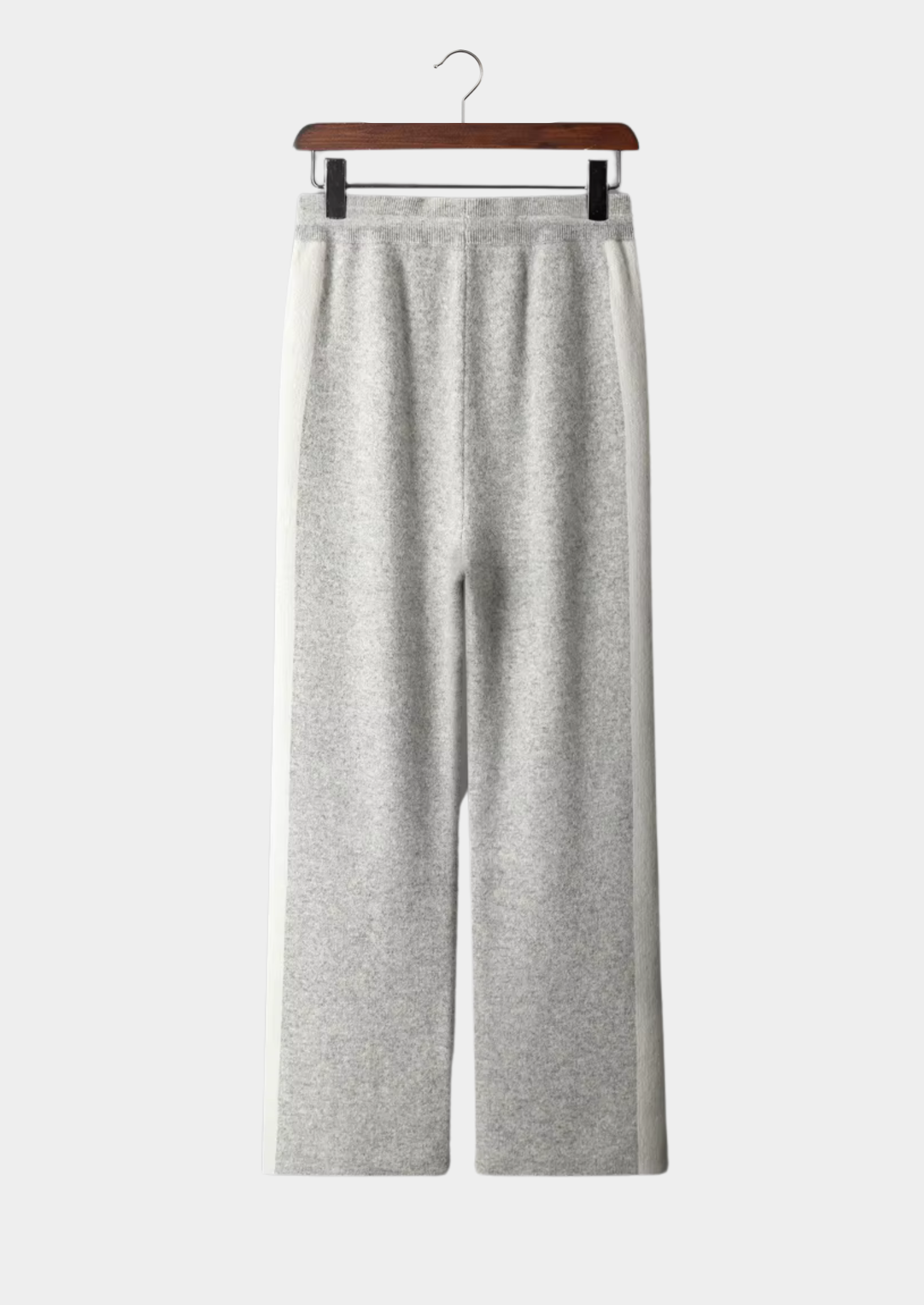 Saf Ekstra İnce Merino Yünü Oversize Pantolon