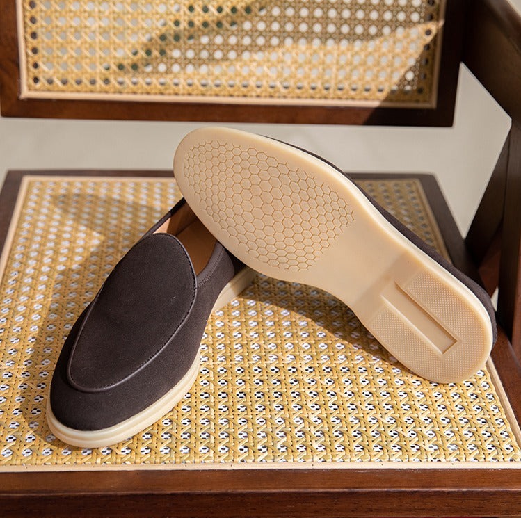 Du Cap Süet Belçika Loafer