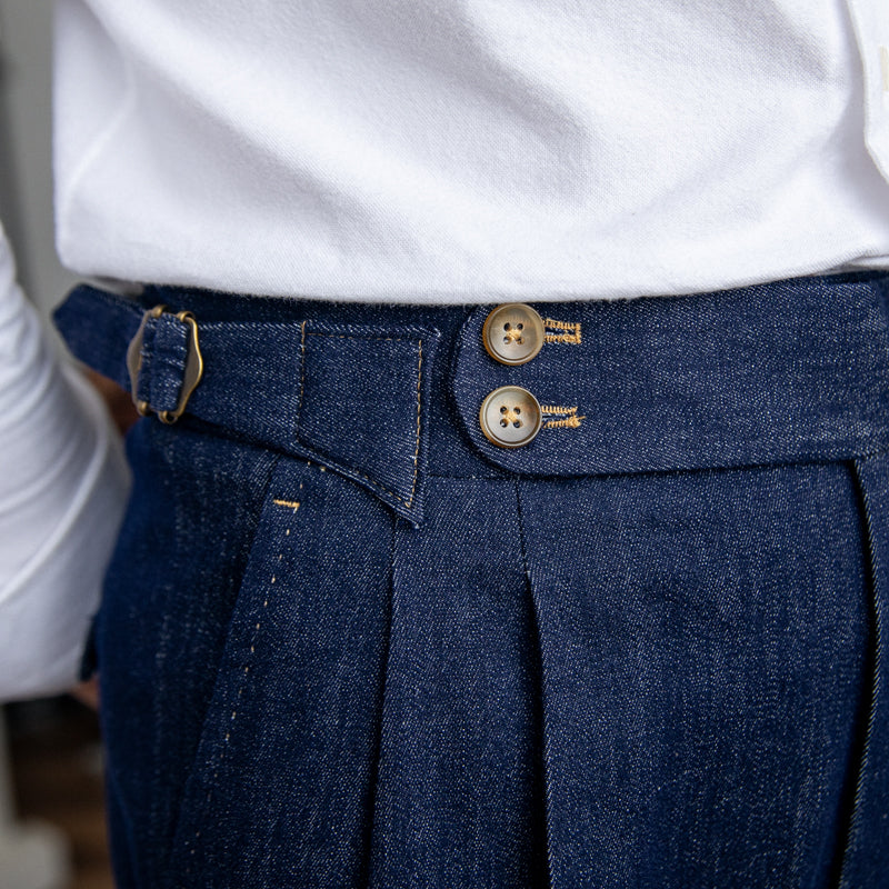 Roma Denim Çift Katlı Klasik Pantolon