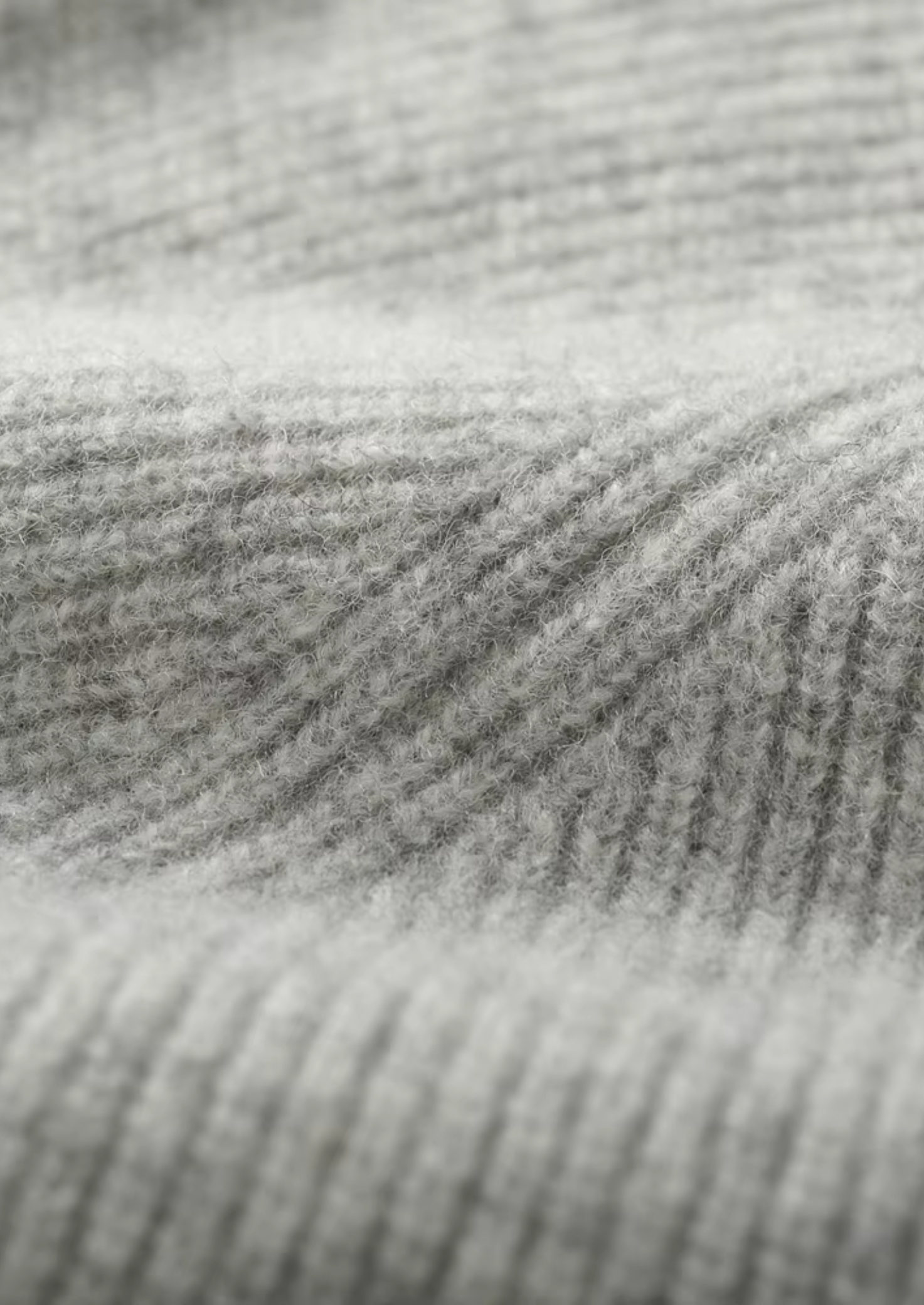 Saf Ekstra İnce Merino Yünü Ribanalı Fermuarlı Kapüşonlu