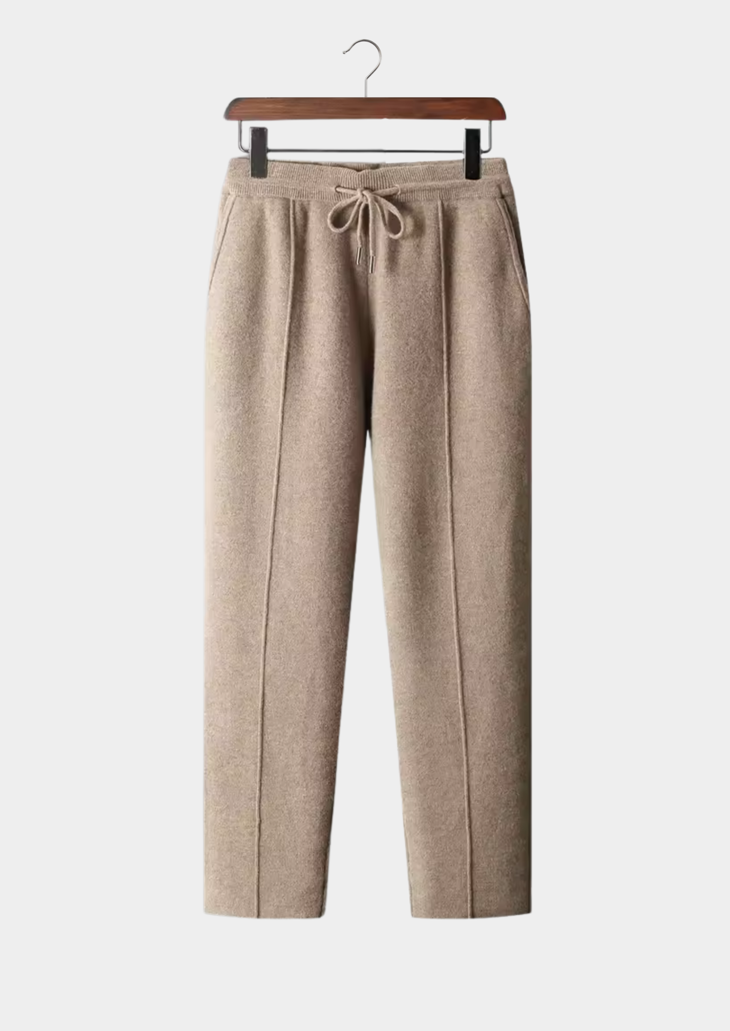 Saf Ekstra İnce Merino Yünü Relax Pantolon