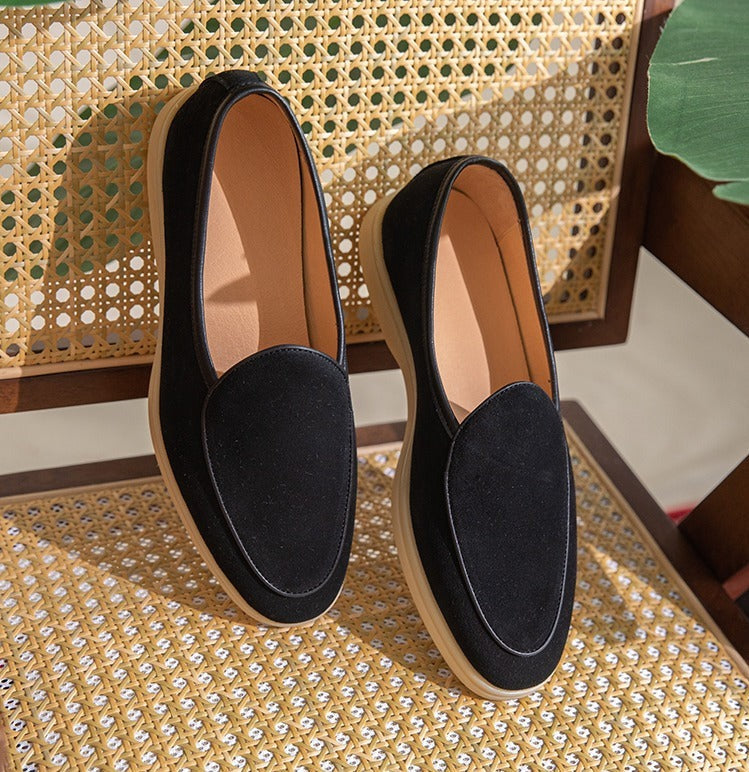 Du Cap Süet Belçika Loafer