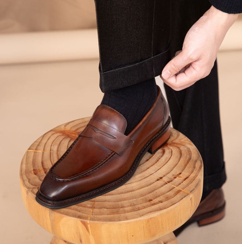 Citi Deri Papyonlu Loaferlar