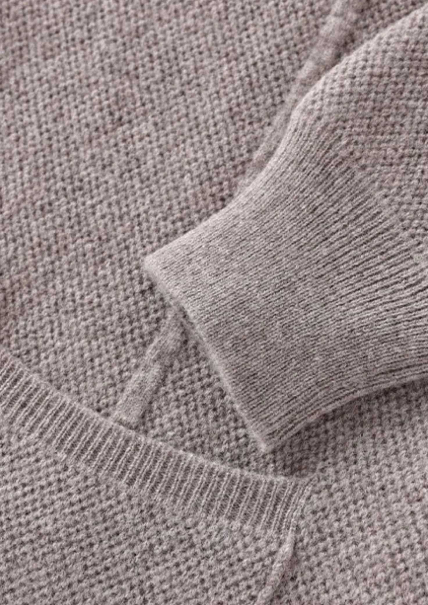 Saf Ekstra İnce Merino Yünü Düğmeli Overshirt