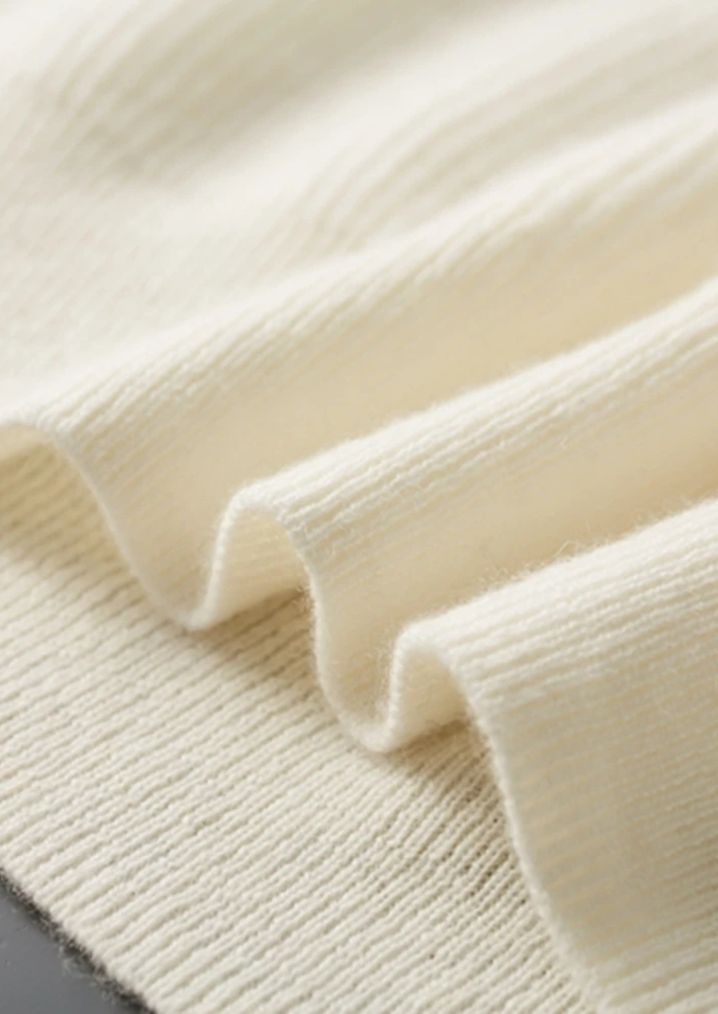 Premium Kaşmir Klasik Çizgili Henley Kazak