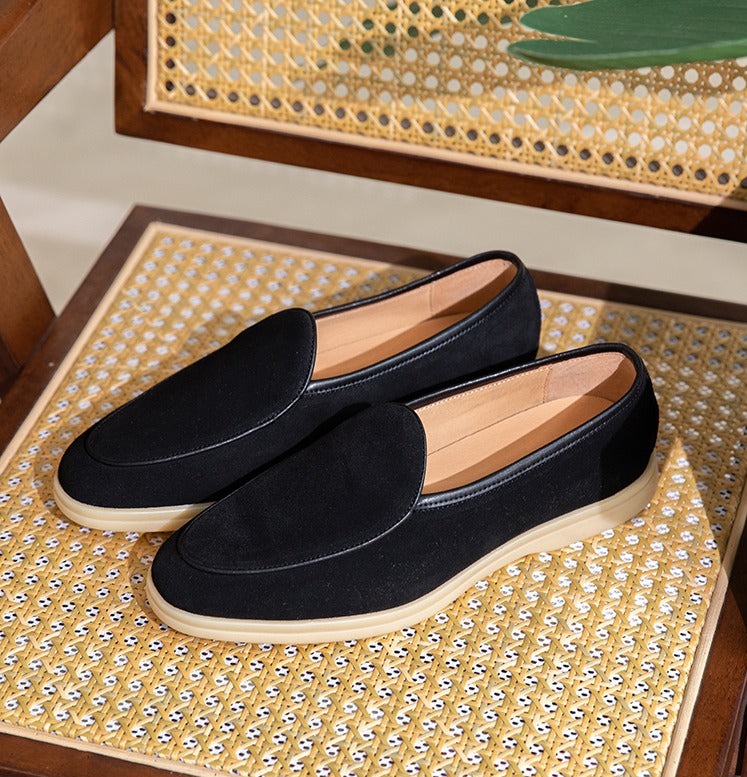 Du Cap Süet Belçika Loafer