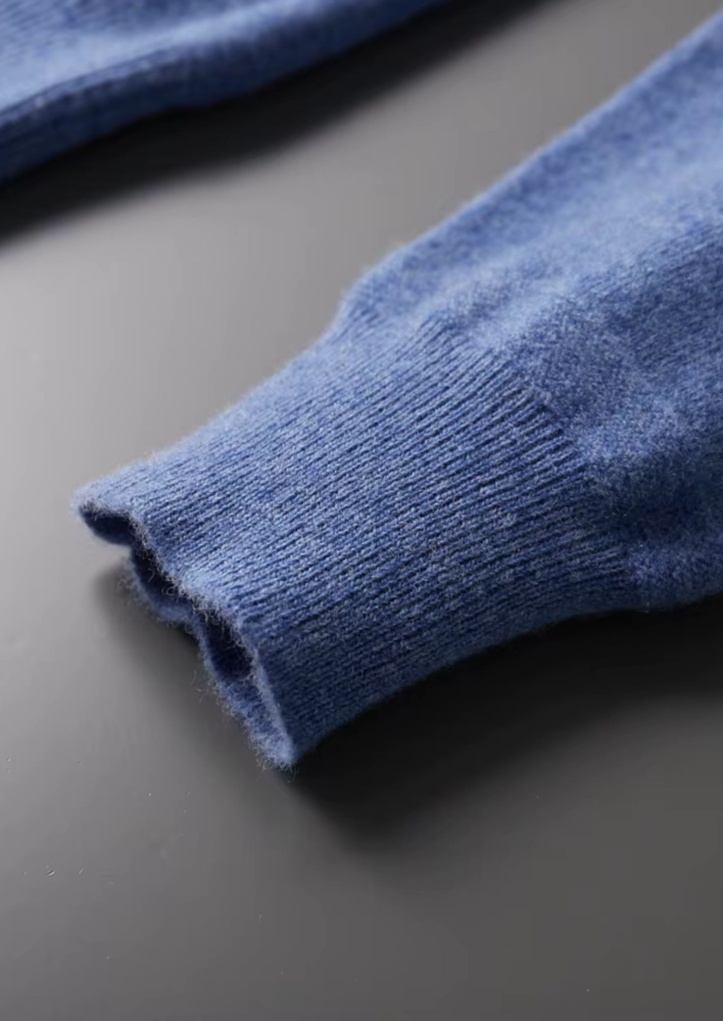 Ekstra İnce Merino Yünü Yarım Fermuarlı Polo Kazak