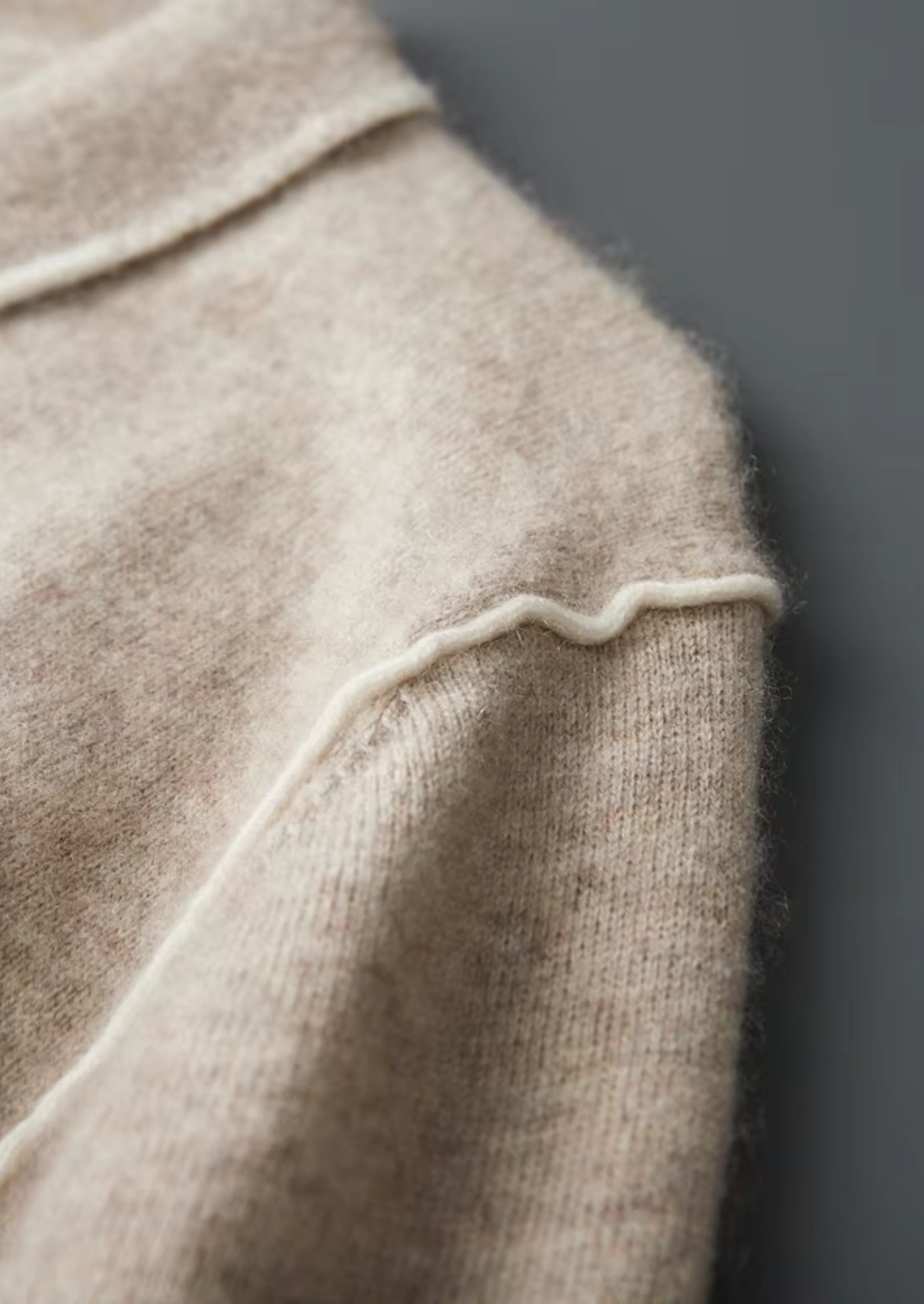 Premium Kaşmir Çift Ton Düğmeli Polo