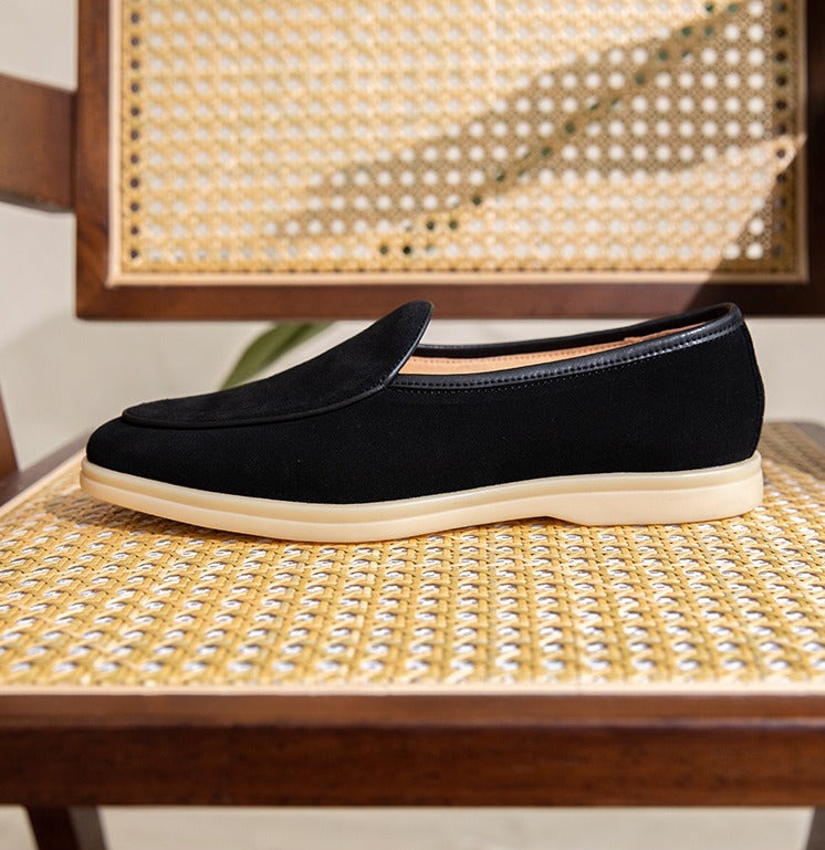 Du Cap Süet Belçika Loafer
