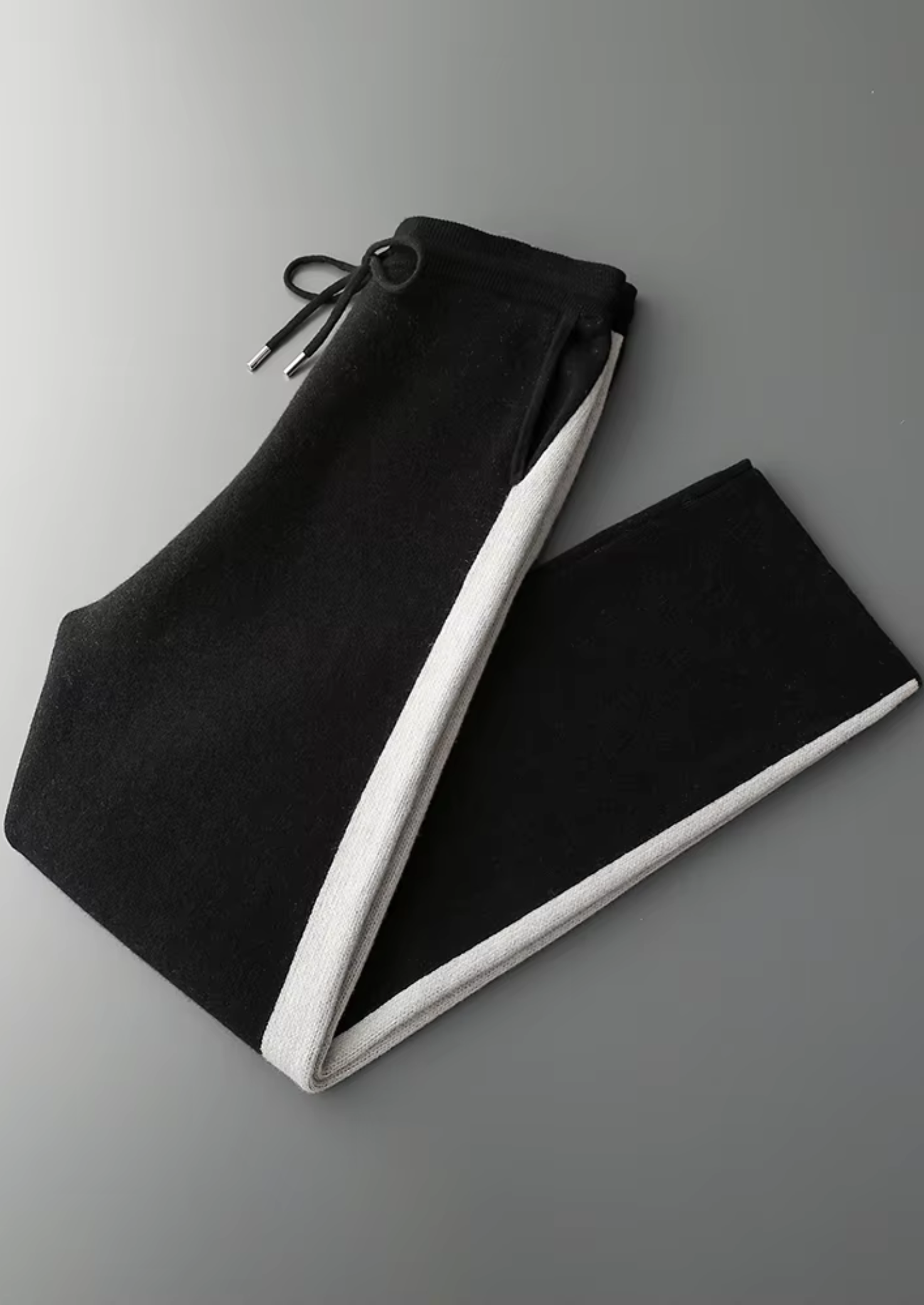 Saf Ekstra İnce Merino Yünü Oversize Pantolon