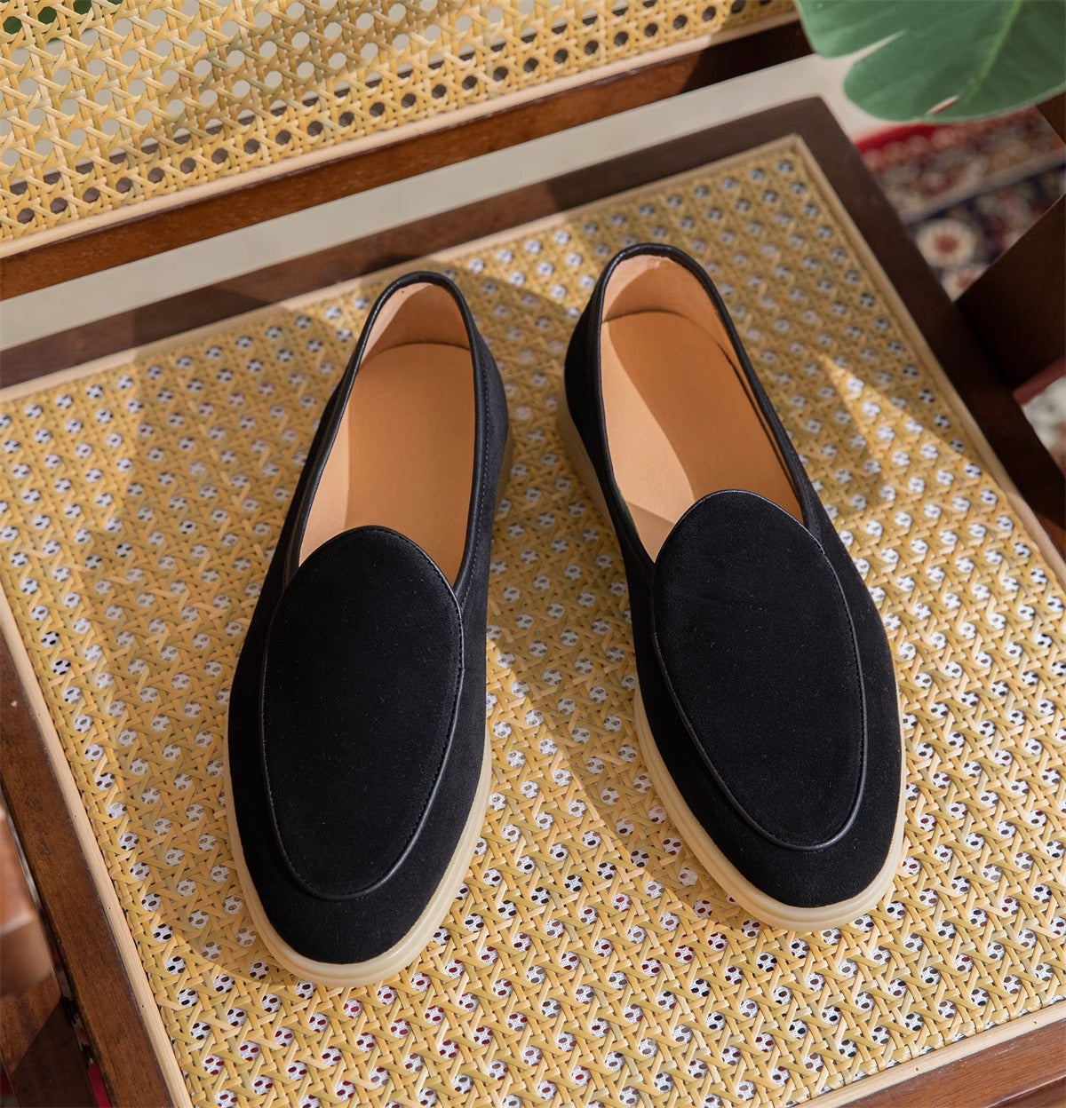 Du Cap Süet Belçika Loafer