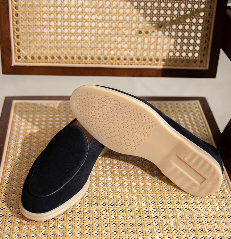 Du Cap Süet Belçika Loafer