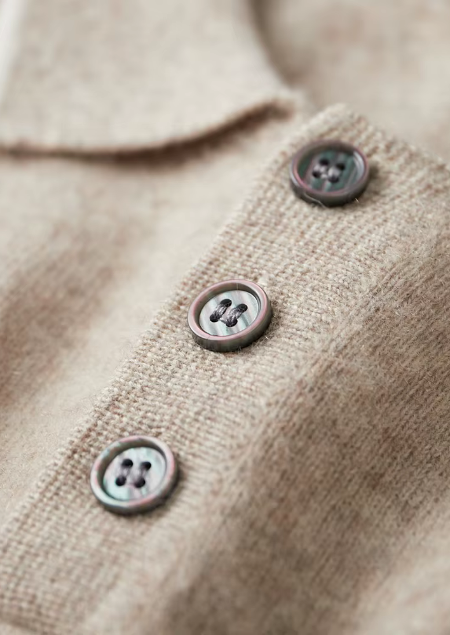 Premium Kaşmir Çift Ton Düğmeli Polo
