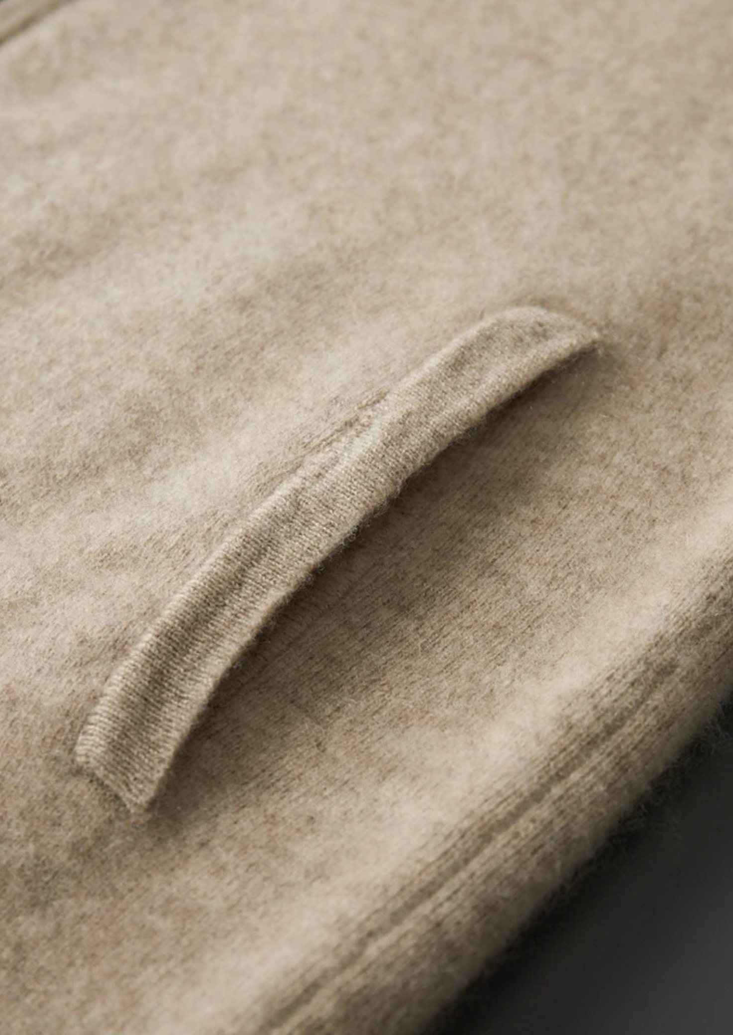 Premium Kaşmir Fermuarlı Polo Hırka