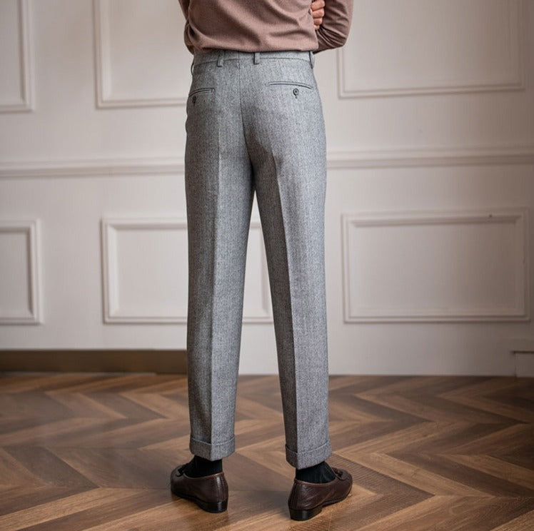 Winchester Herringbone Yün Pantolon