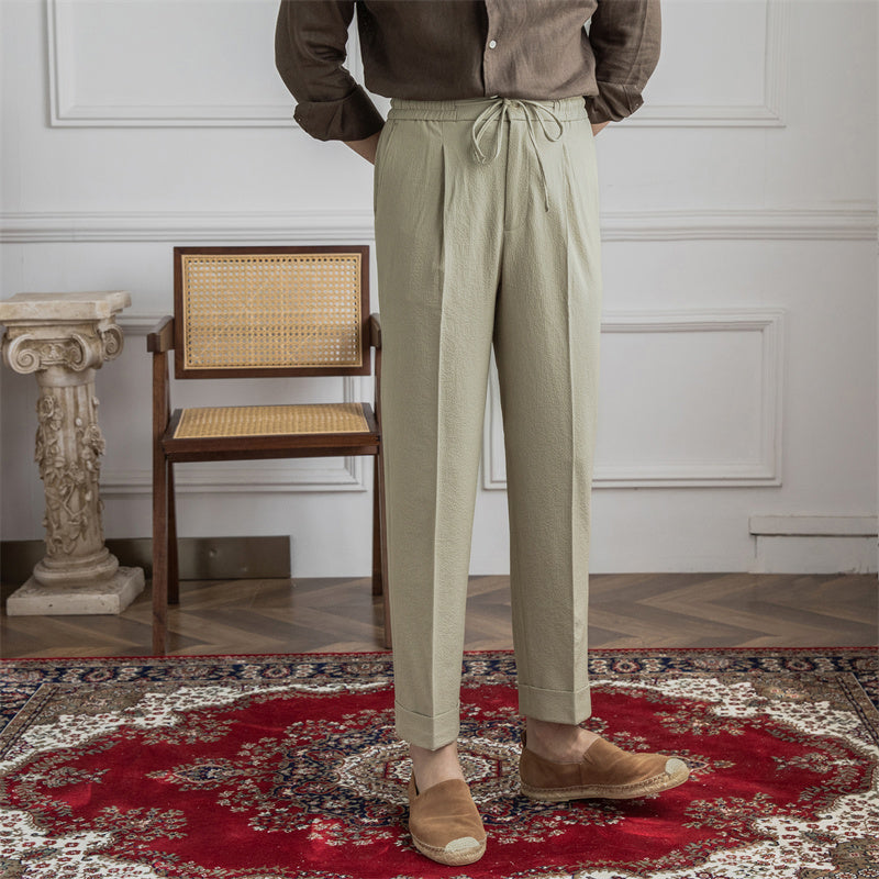 Mykonos Seersucker Luxe Pantolon