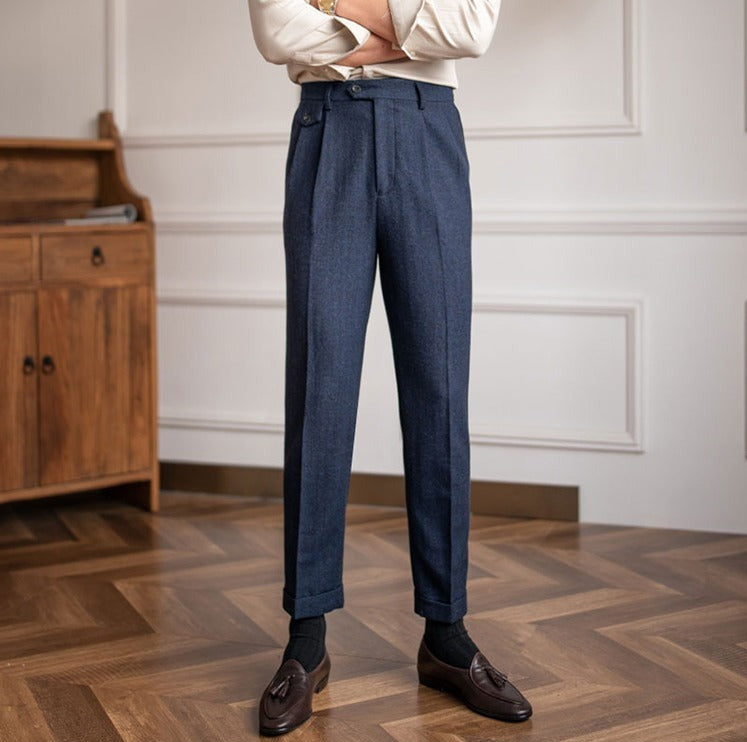 Winchester Herringbone Yün Pantolon