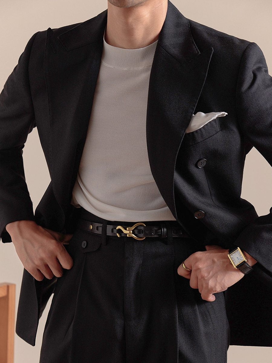 Brienza Çift Düğmeli Blazer