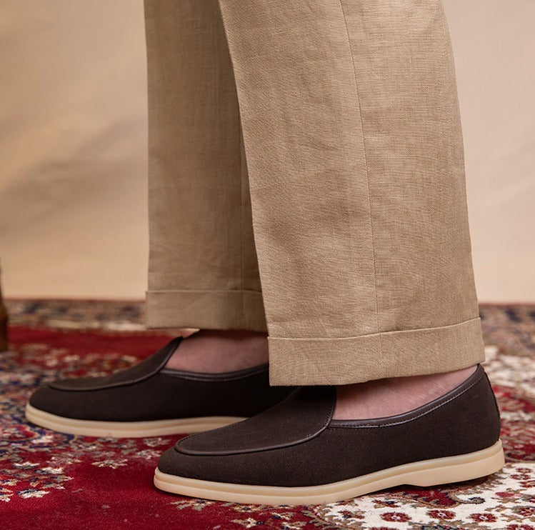 Du Cap Süet Belçika Loafer