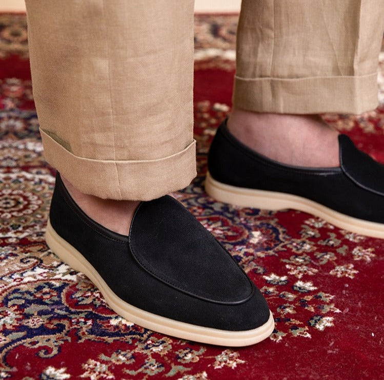 Du Cap Süet Belçika Loafer