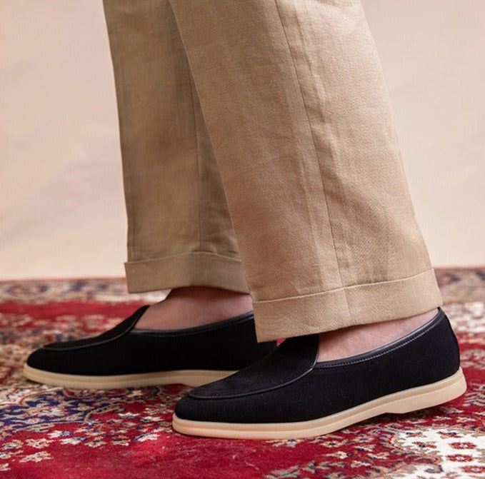 Du Cap Süet Belçika Loafer
