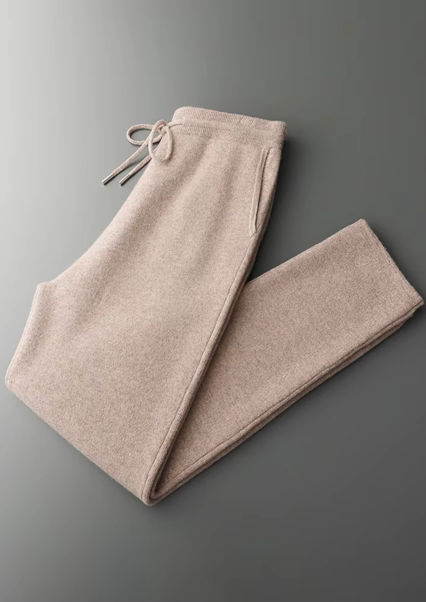 Saf Ekstra İnce Merino Yünü Relax Pantolon