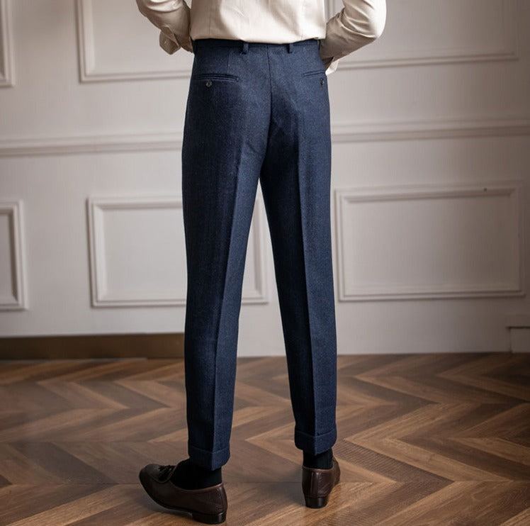 Winchester Herringbone Yün Pantolon