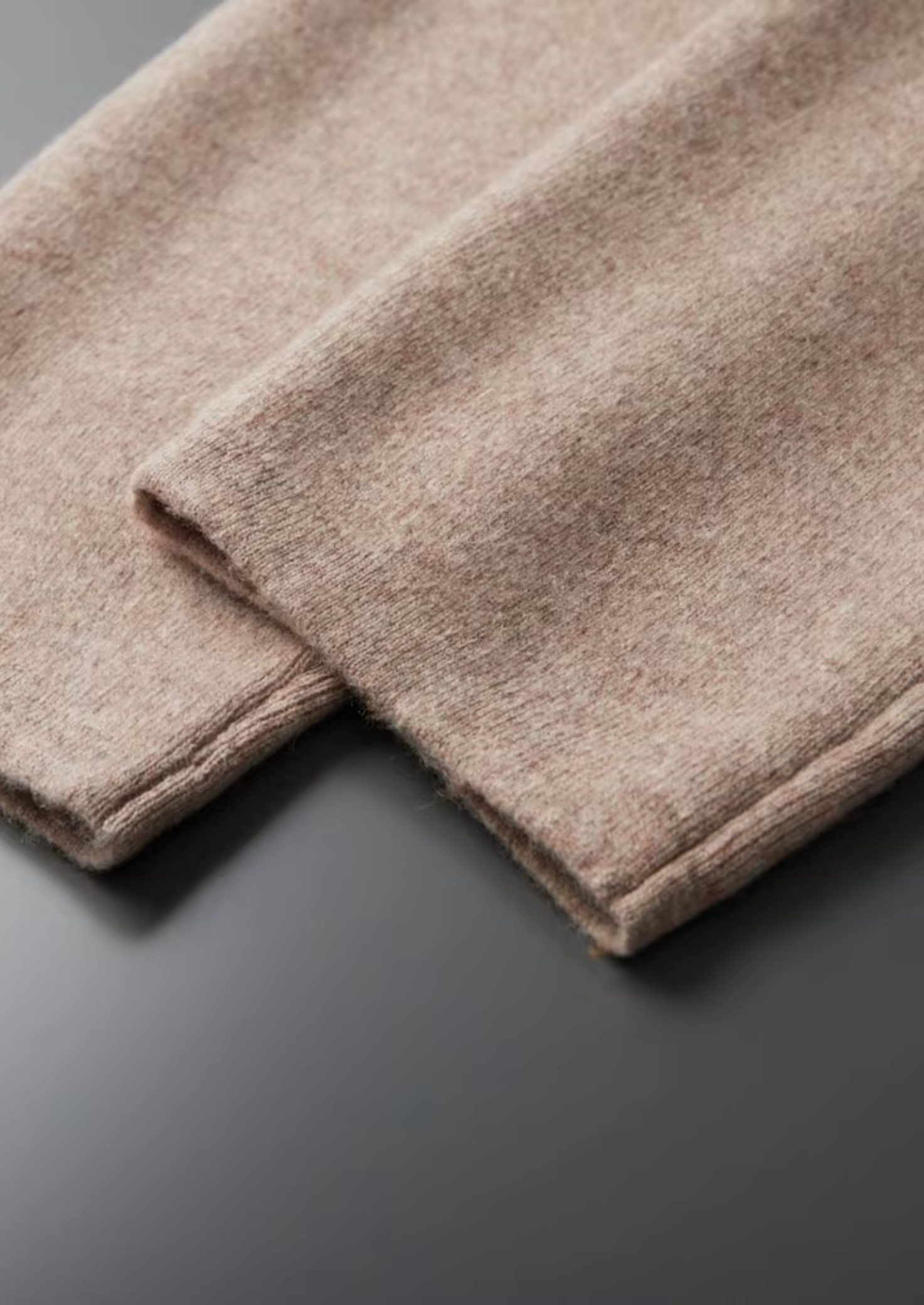 Saf Ekstra İnce Merino Yünü Relax Pantolon