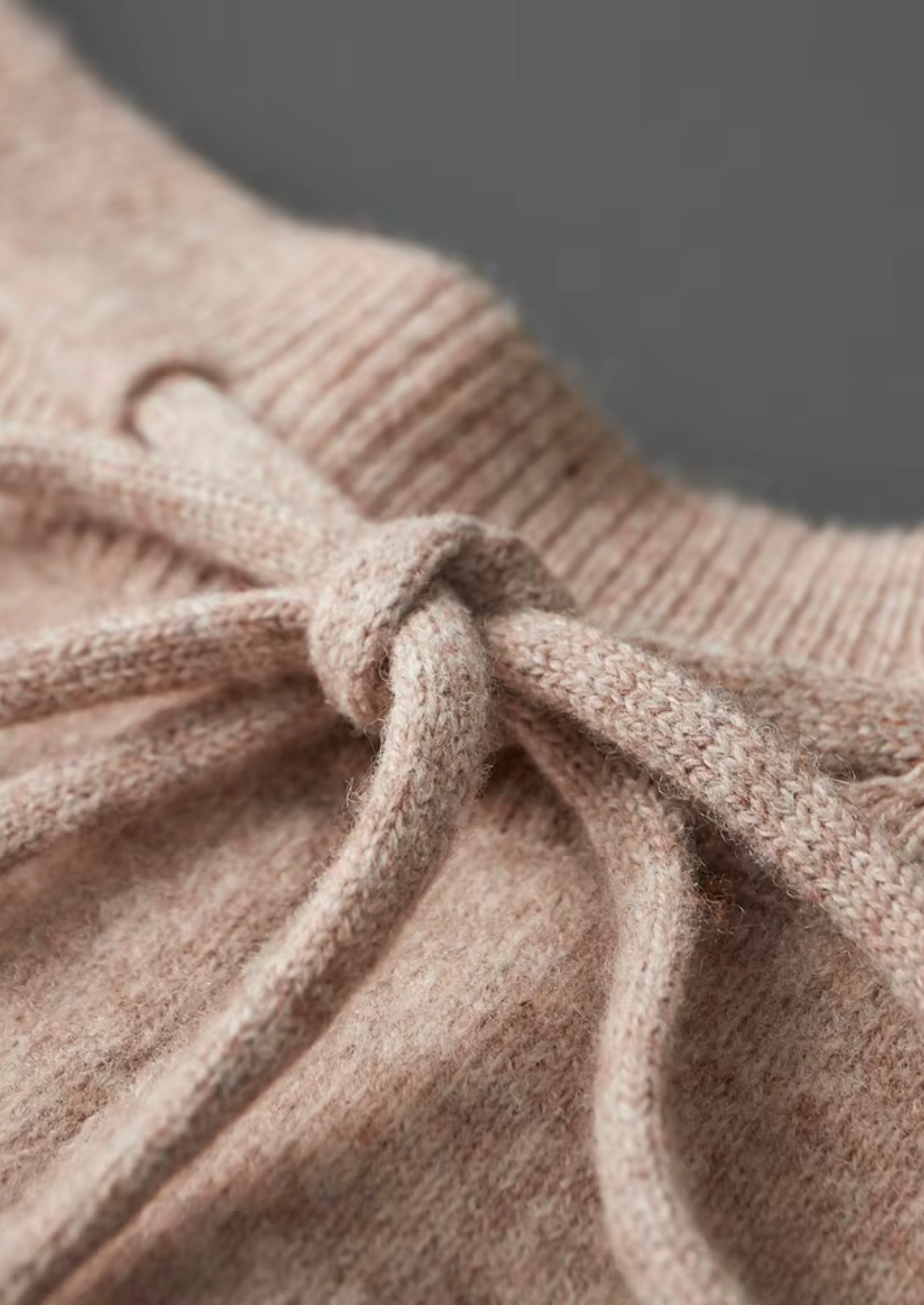 Saf Ekstra İnce Merino Yünü Relax Pantolon