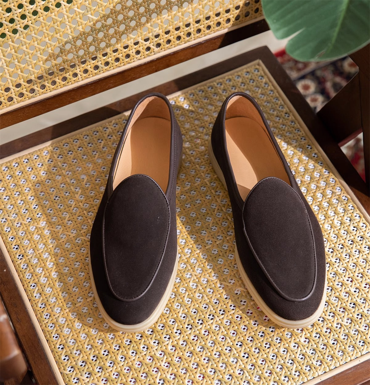 Du Cap Süet Belçika Loafer