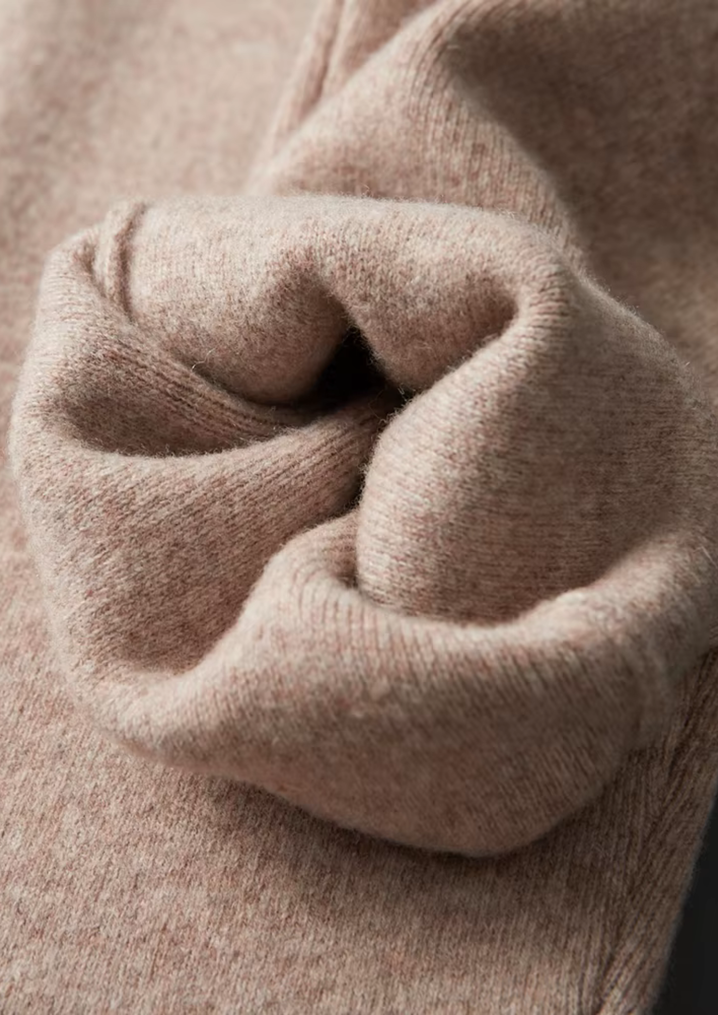 Saf Ekstra İnce Merino Yünü Relax Pantolon