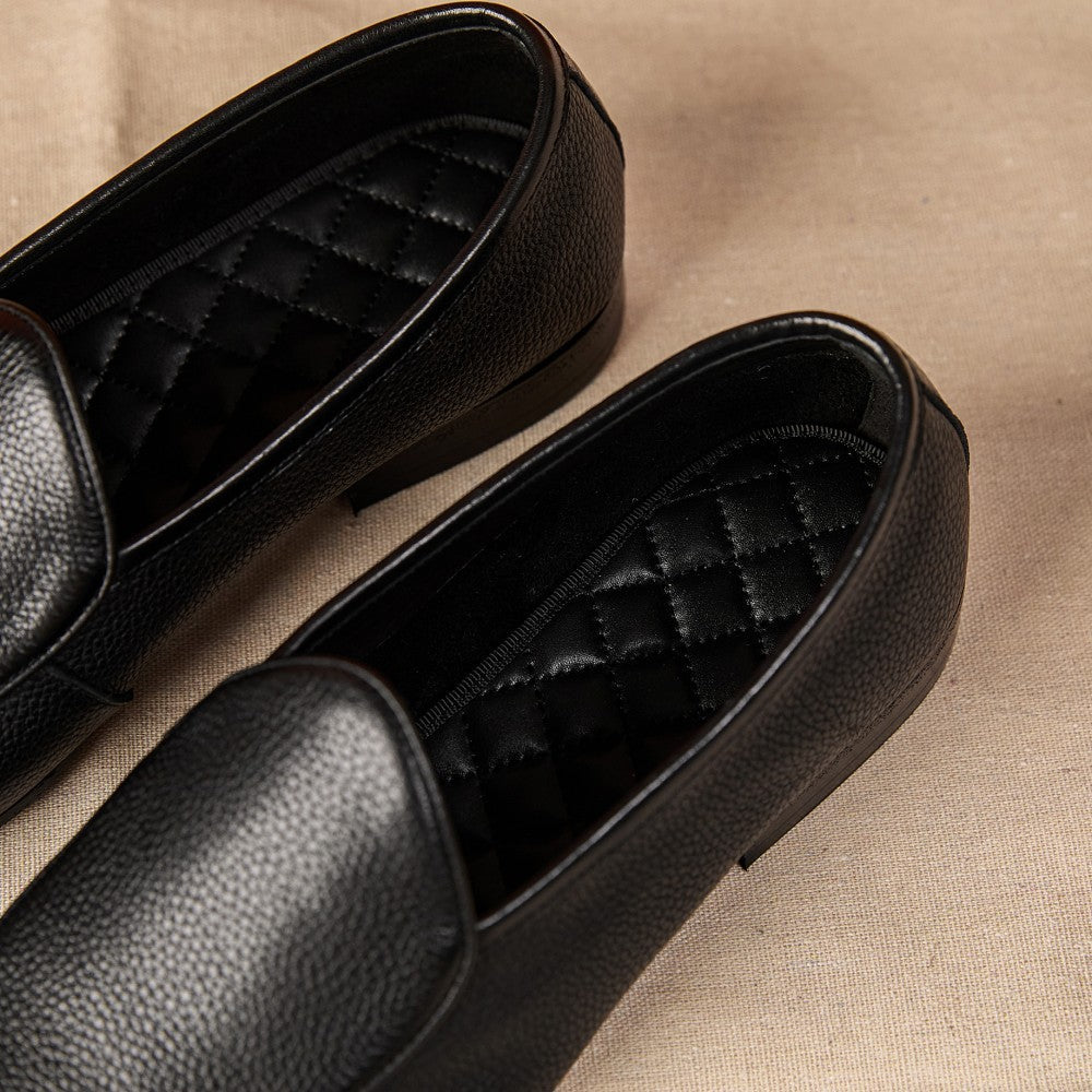 Paris Nappa Düğmeli Belçika Loafer