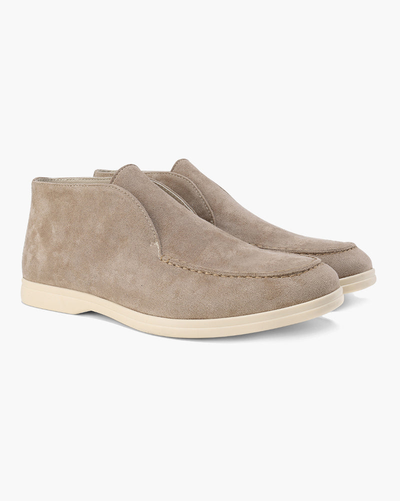 Yüksek Süet Loaferlar
