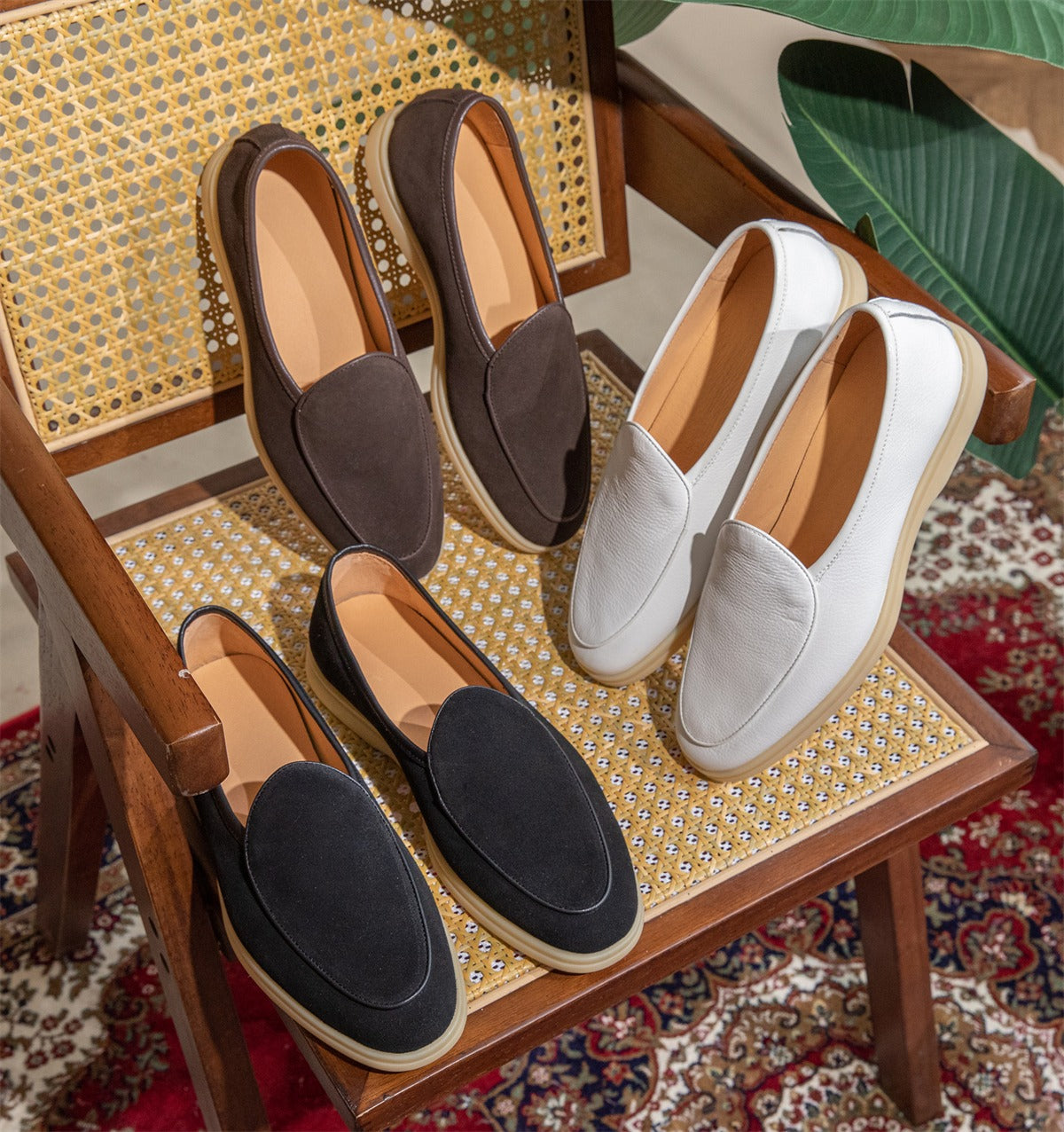 Du Cap Süet Belçika Loafer