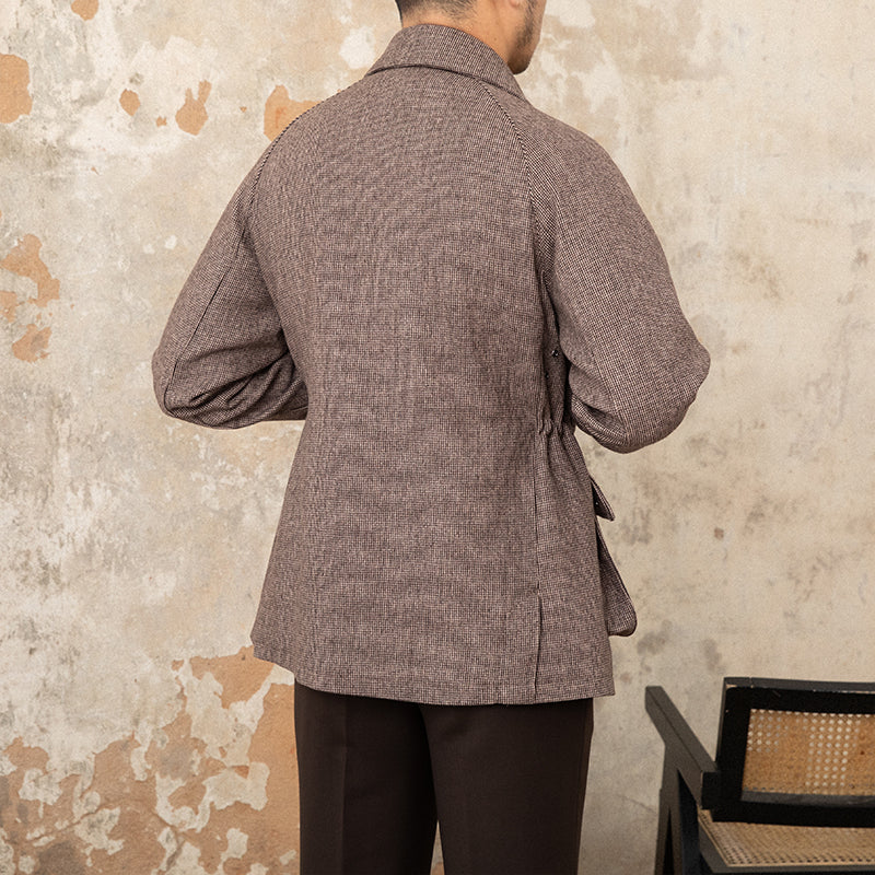 Enzo Yün Houndstooth Kaban
