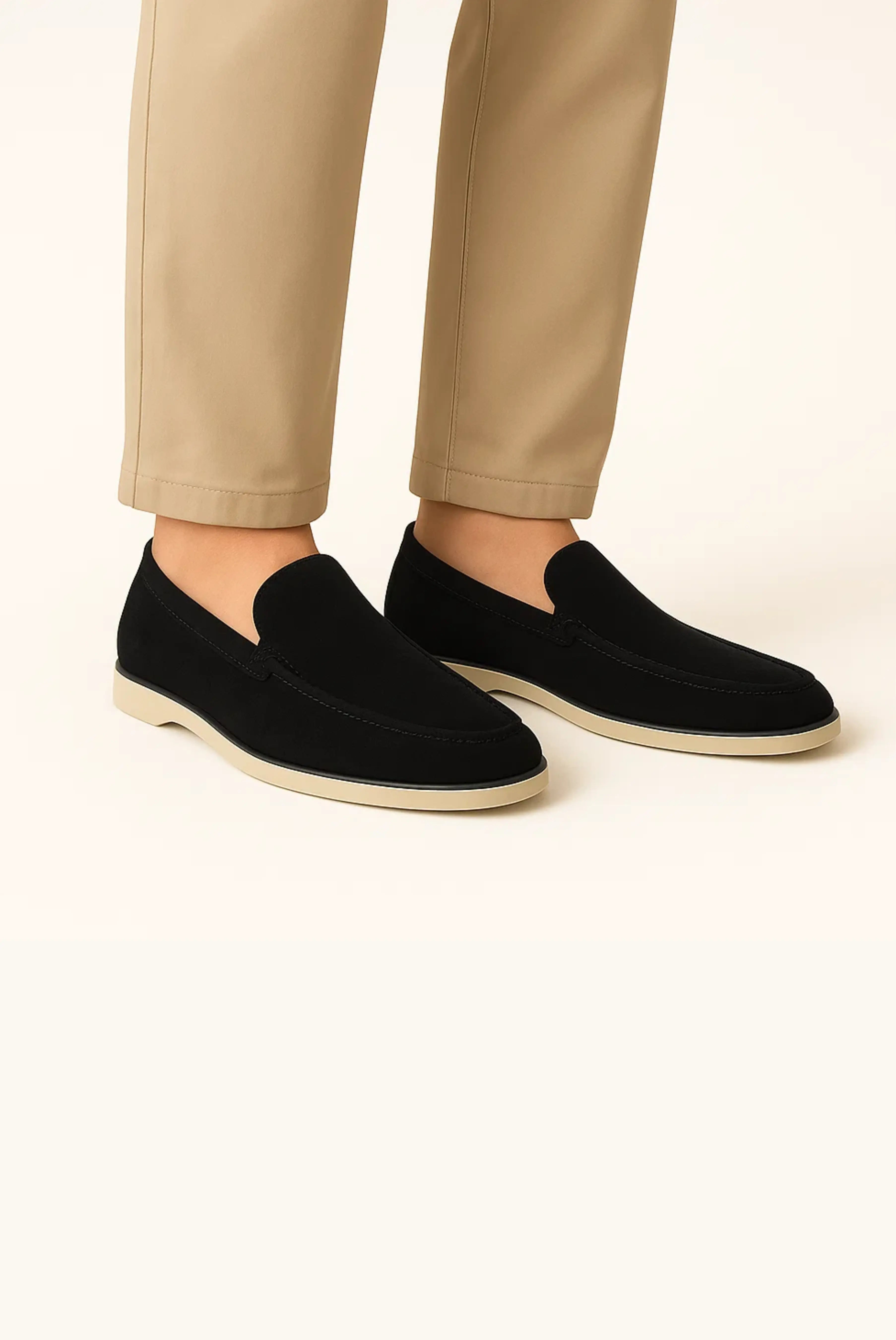 Siyah Hakiki Loafer MARTIN MILANO®