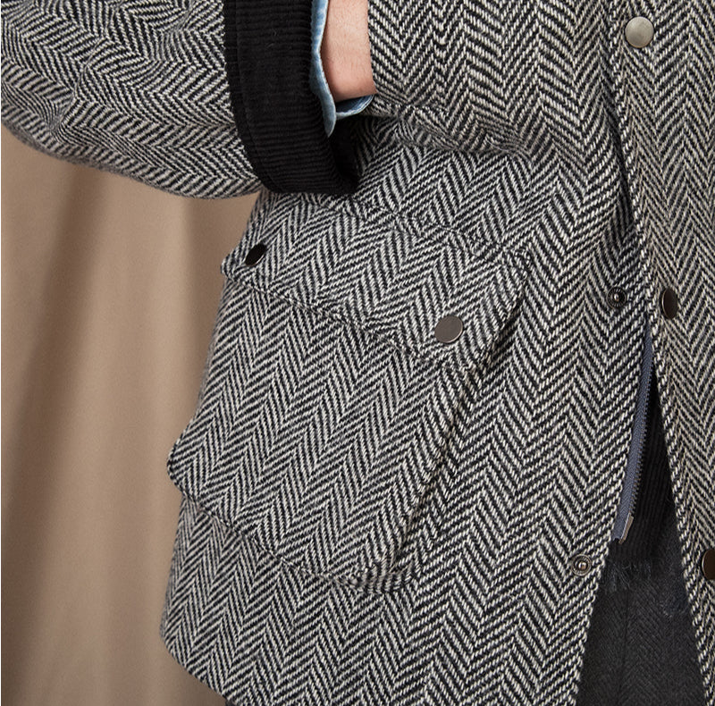 Manor Yün Herringbone Ceketi