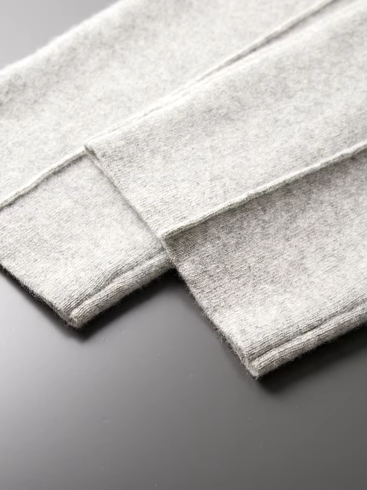 Saf Ekstra İnce Merino Yünü Relax Pantolon