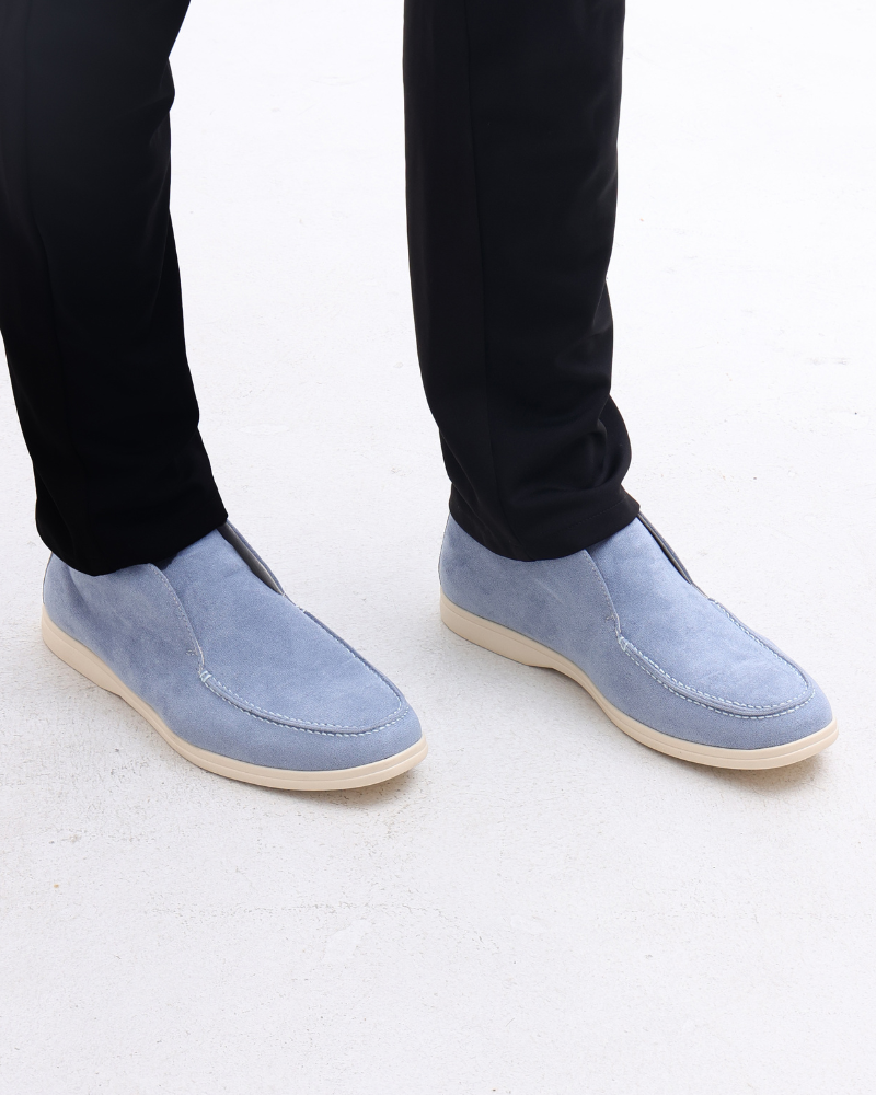 Yüksek Süet Loaferlar