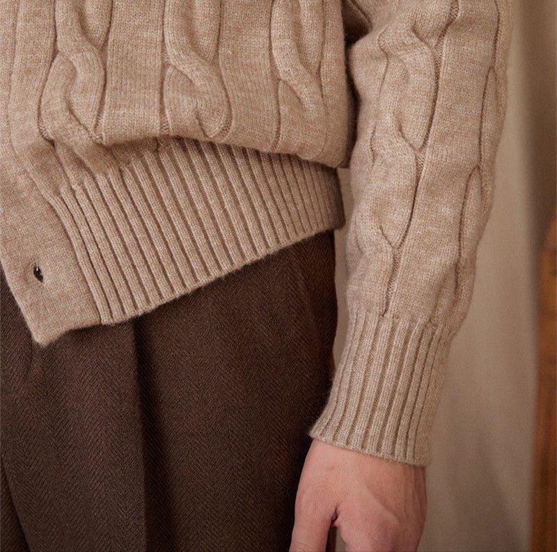 Aspen Örgü Püsküllü Yaka Hırka - Martin Milano