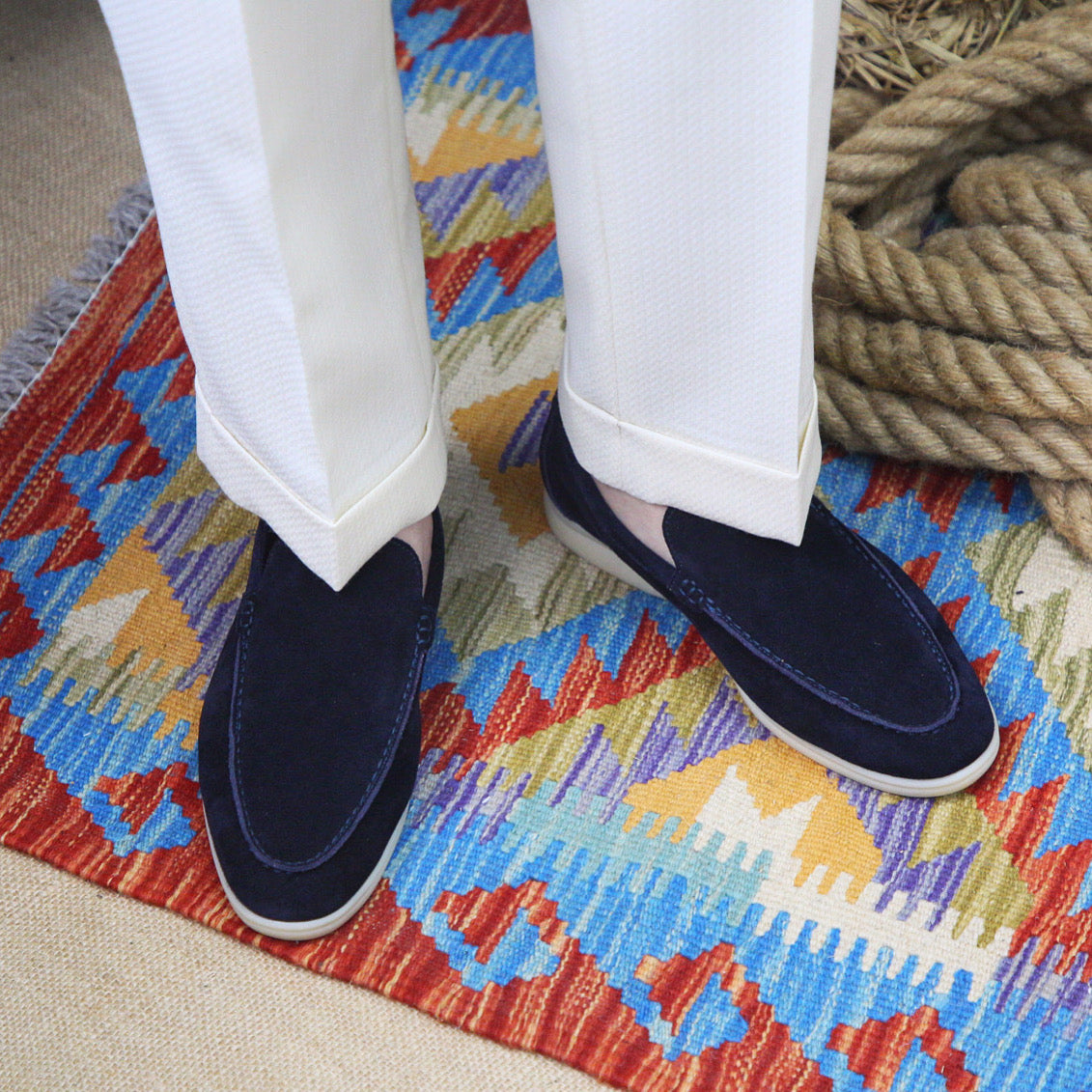 Cap Ferrat Süet Slip-On Loafer