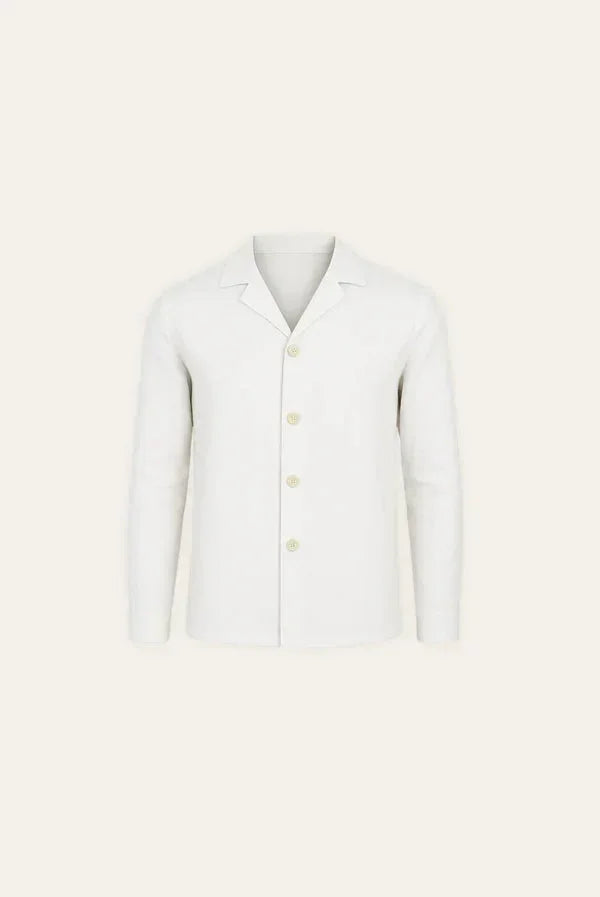 Beyaz Keten Gömlek - Martin Milano